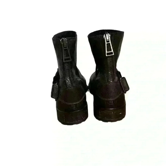 Belstaff Trialmaster Distressed Dark Brown Men’s Leather Boots Size 41 - Picture 4 of 4